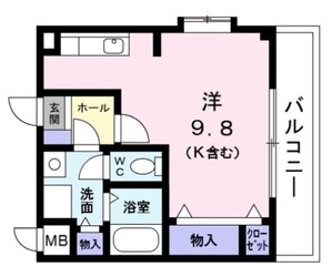 ビサイドE&Rの物件間取画像